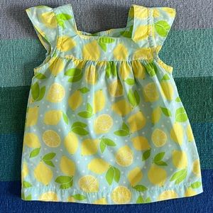 LEMONS 🍋 dress for baby • Size 12 months • Super cute!